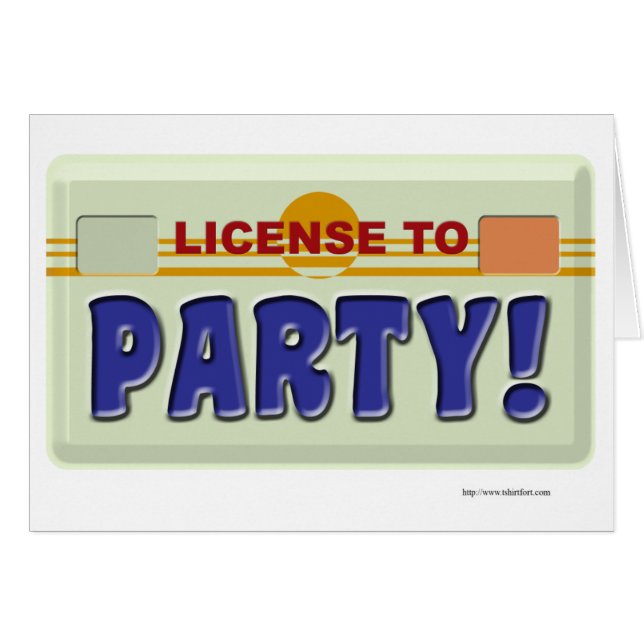 Permis De Fête ! (Devant horizontal)