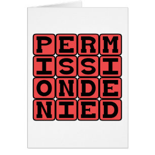 Permission Denied, No Access