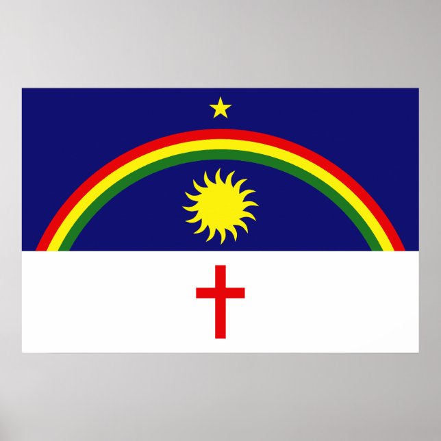 Pernambuco, Brazil flag Poster (Front)