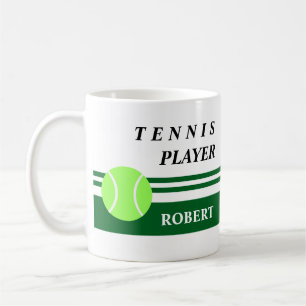 Peronalized Tennis Coffee Mug