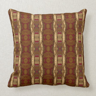 Peronnelle Guyonne Baroque Stripe Pattern Throw Pillow