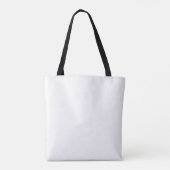 Perosnalized vintage 65th birthday gifts black tote bag (Back)