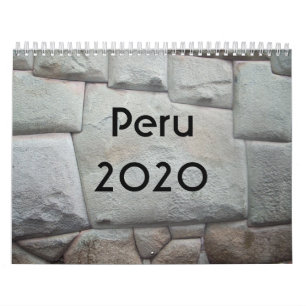 Pérou - Calendrier 2020