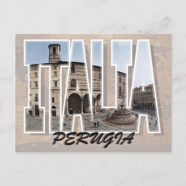 Pérouse, Italie Carte postale (Devant)