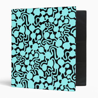 Perpetual Ant Farm v2 - Ice Blue on Black Binder
