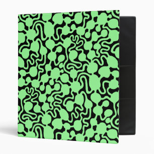 Perpetual Ant Farm v2 - Mint Green on Black Binder