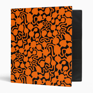 Perpetual Ant Farm v2 - Orange on Black Binder