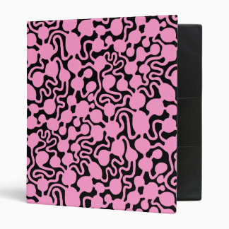 Perpetual Ant Farm v2 - Pink on Black Binder