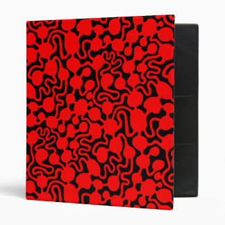 Perpetual Ant Farm v2 - Red on Black Binder