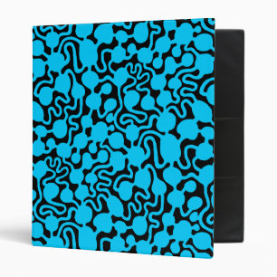 Perpetual Ant Farm v2 - Sky Blue on Black Binder