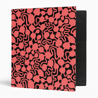 Perpetual Ant Farm v2 - Tropical Pink on Black Binder