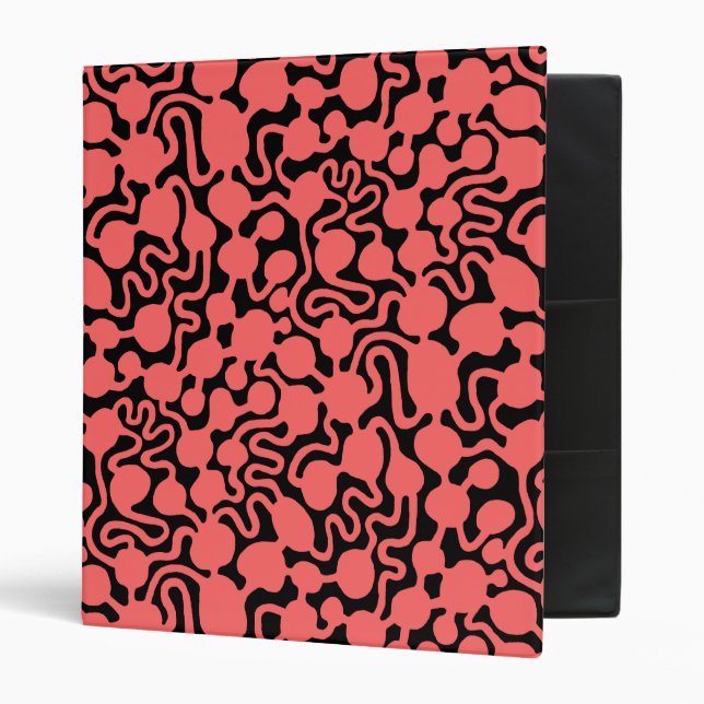 Perpetual Ant Farm v2 - Tropical Pink on Black Binder (Front/Inside)