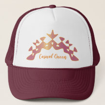 Perpetual "Casual Queen" Crown Orange Burgundy