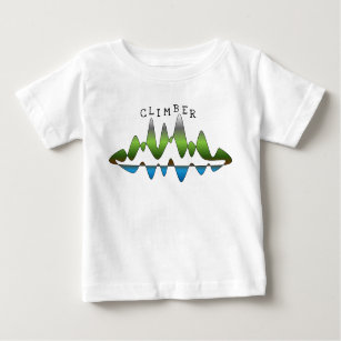 Perpetual "Climber" Mountain Abstract Baby T-Shirt