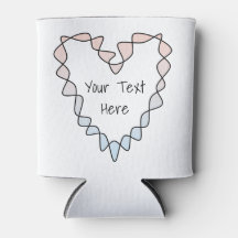 Perpetual Sweet Heart in Pink Blue Customizable