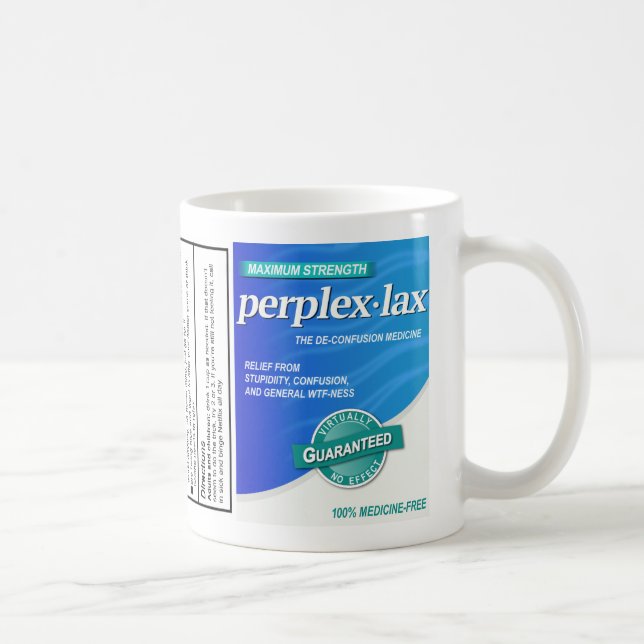 Perplex-lax | Pharmacist Gag Gig Mug (Droite)