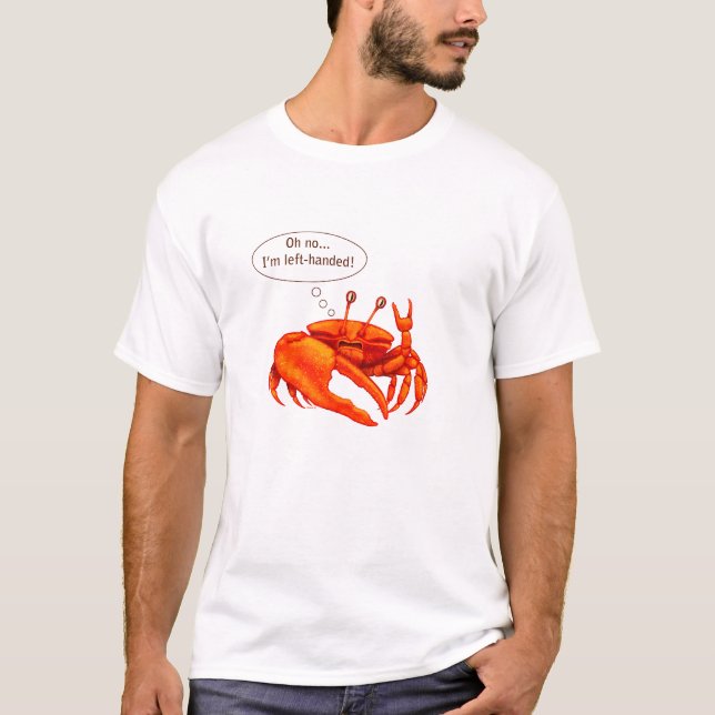 'Perplexed Crab' T-shirt (Front)