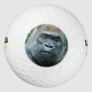 Perplexed Gorilla Golf Balls