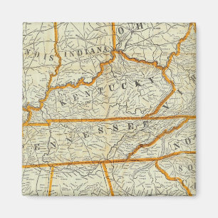 Perrine's New Topographical War Map Magnet