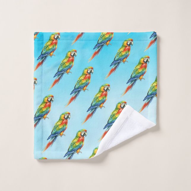 Perroquet (Gant de toilette)