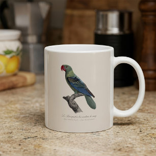 Perroquet a bec couleur sang / Great-billed parrot Coffee Mug