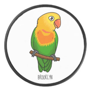 Perroquet de caricature mignon lovebird