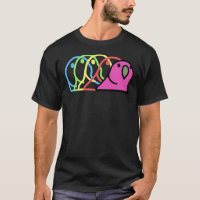 Perroquet de fête Emoji GIF T-shirt classique