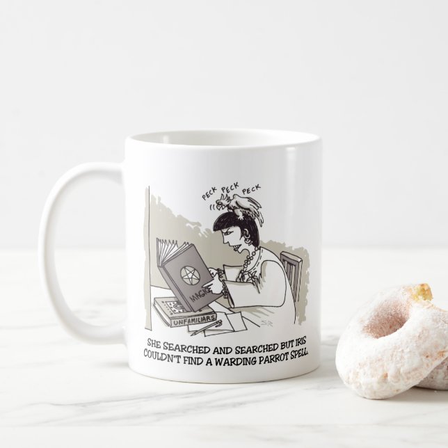 Perroquet Épelle tasse (Avec donut)