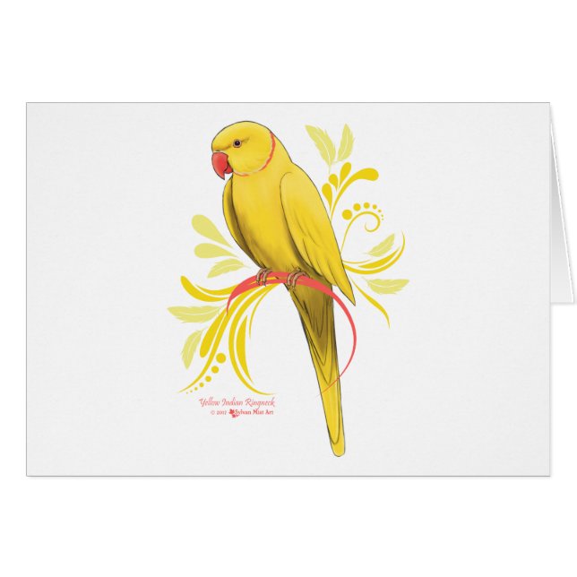 Perroquet indien Ringneck (Devant horizontal)