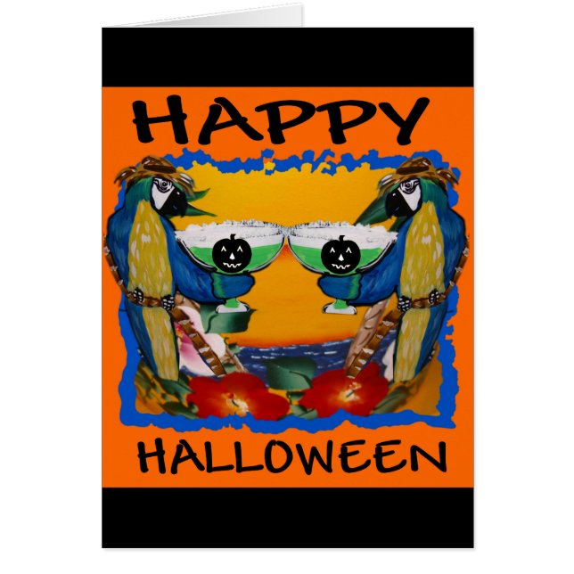 PERROQUETS D'HALLOWEEN (Devant)