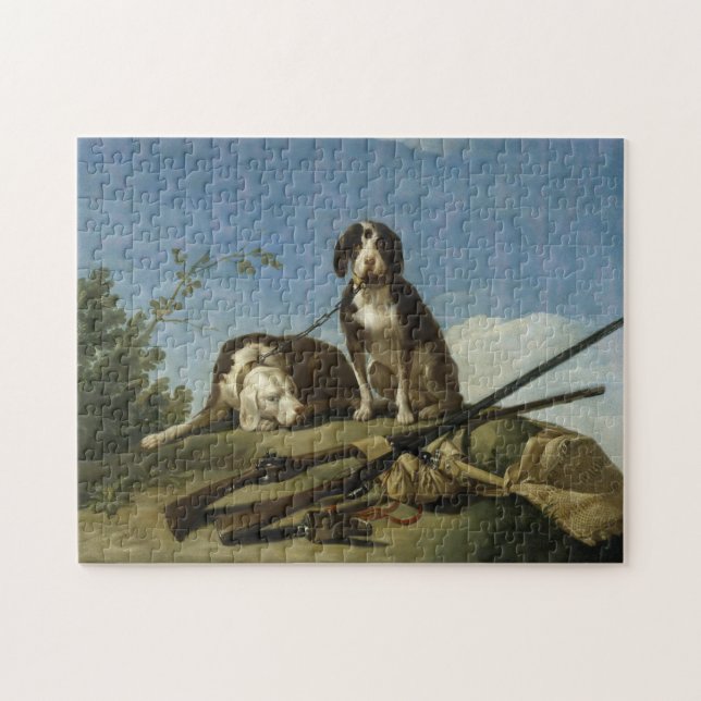 Perros in trílla jigsaw puzzle (Horizontal)