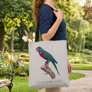 Perruche a tete bleue, femelle / Rainbow lorikeet, Tote Bag