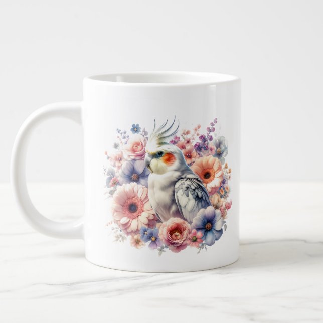 Perruche - Mug Jumbo (Gauche)