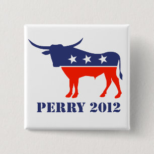 Perry 2012 2 inch square button