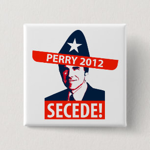 Perry 2012 2 inch square button