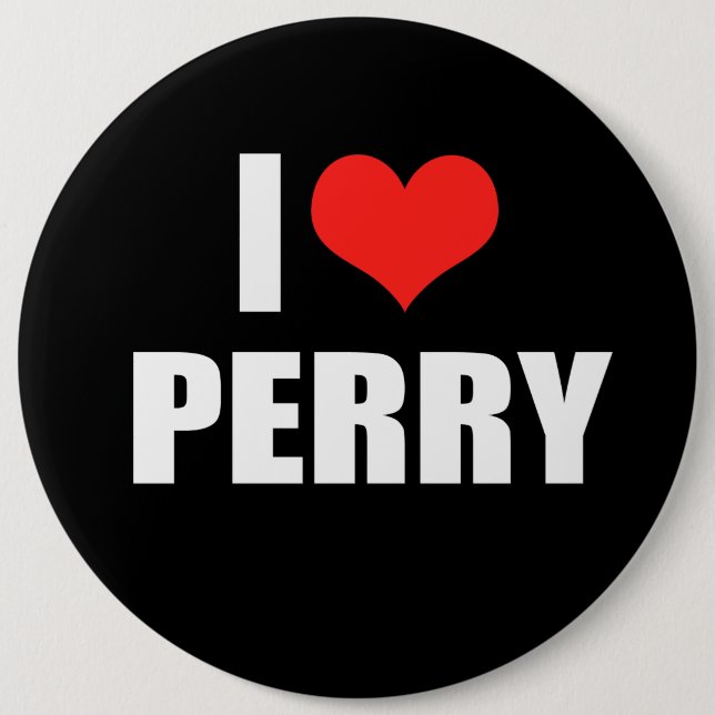 PERRY 2012 6 INCH ROUND BUTTON (Front)