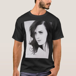 Perry Katy Pencil Portrait. Classic T-Shirt