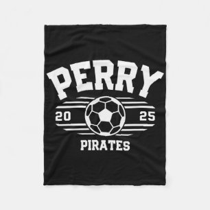 Perry Pirates Soccer Ll 2025  Fleece Blanket