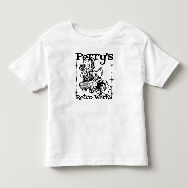 Perry's Retro Werks Kids Shirts (Front)