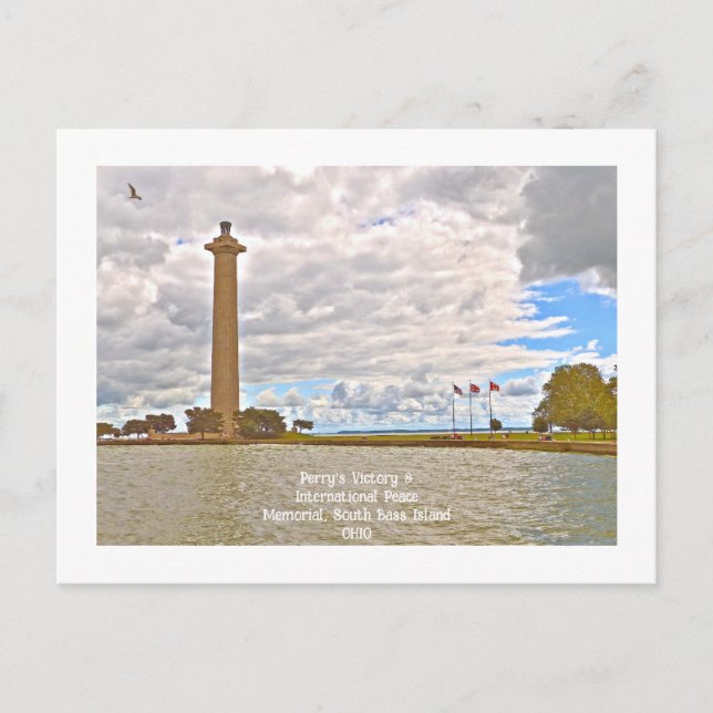 Perry's Victory &International Peace Memorial Postcard (Front)