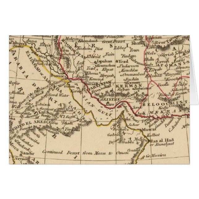 Perse, Arabie (Devant horizontal)