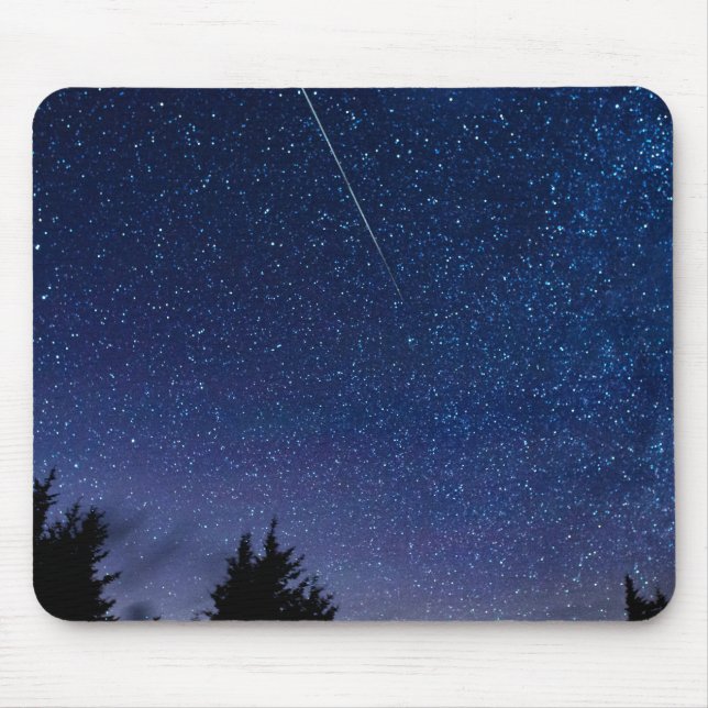 Perseid Meteor Shower Mouse Pad (Front)
