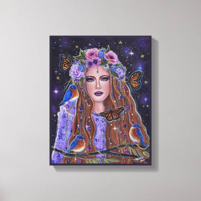 Persephone goddess by Renee L Lavoie Canvas Print (Front)