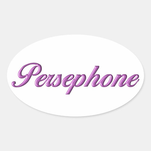 Persephone sticker name (Front)