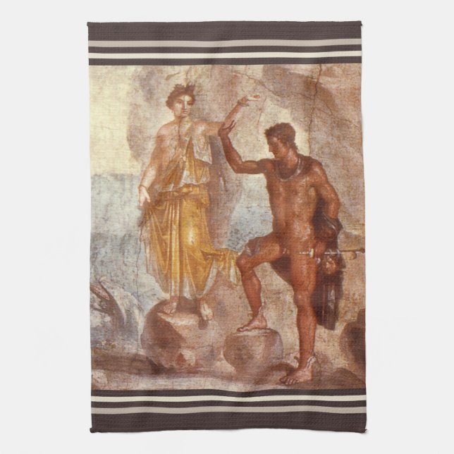 Perseus and Andromeda Kitchen Towel (Vertical)