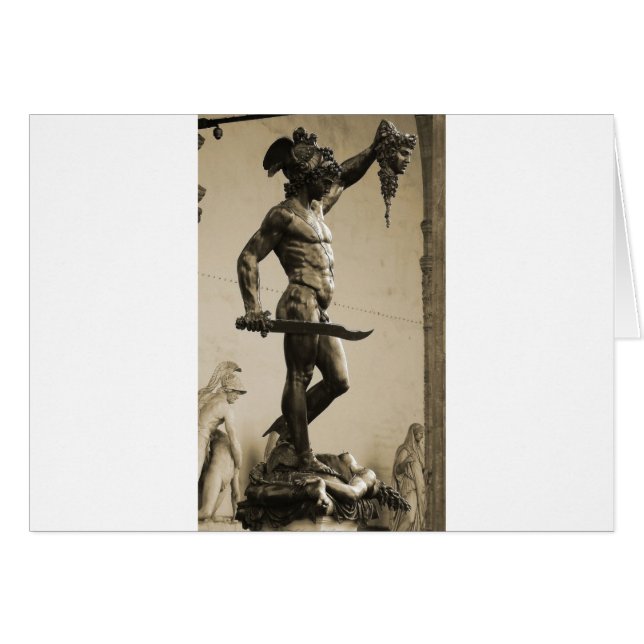 Perseus avec la tête de la méduse (Devant horizontal)