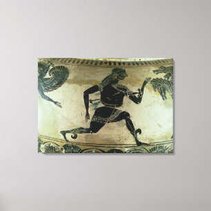 Perseus Fleeing from the Gorgons, detail from an A Canvas Print