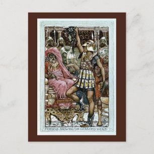 Perseus Showing the Gorgon's Head Postcard