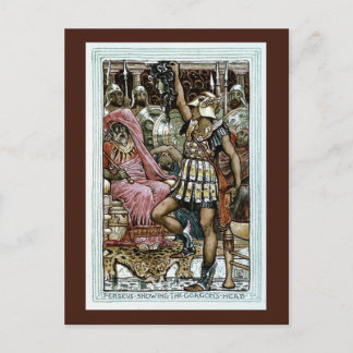Perseus Showing the Gorgon's Head Postcard