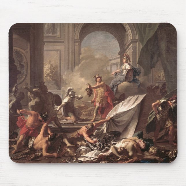 Perseus, under the protection of Minerva Mouse Pad (Front)